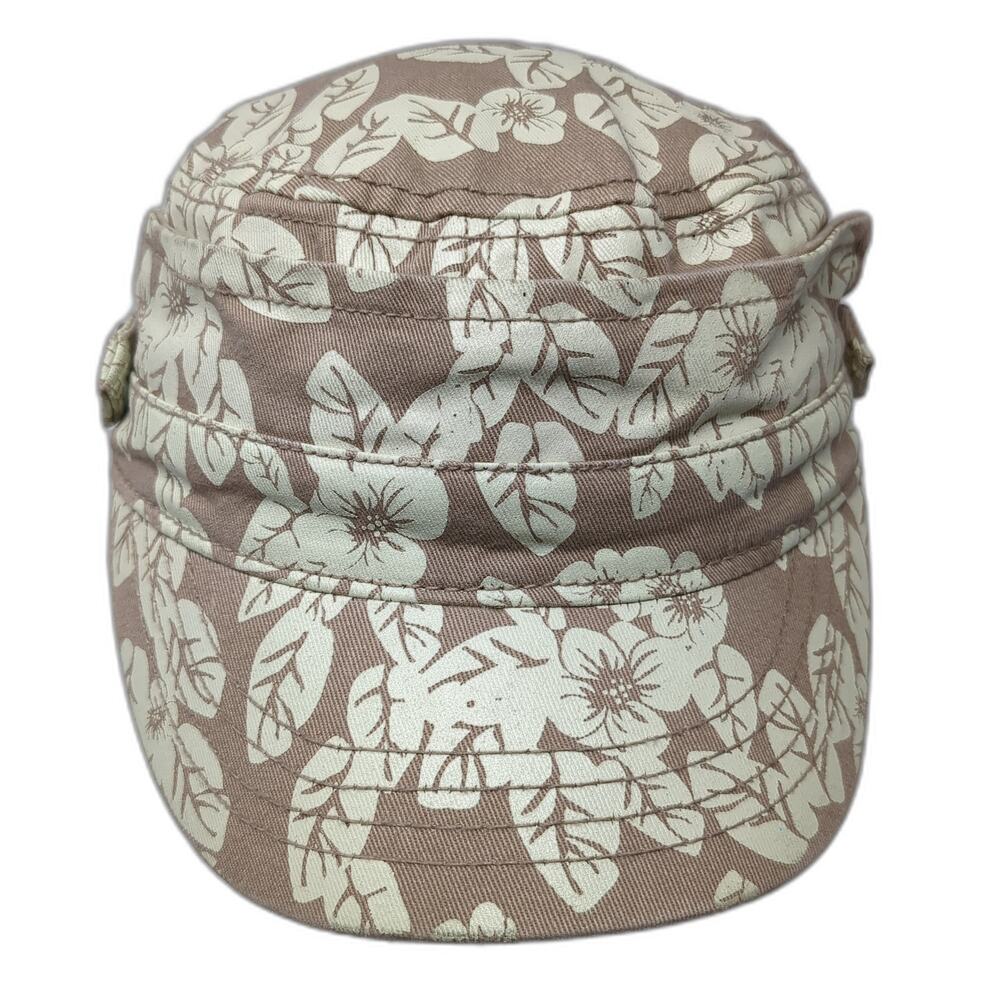 Cruel Girl Strapback Cadet Army Cap Multicolor One Size Adjustable Flower Print